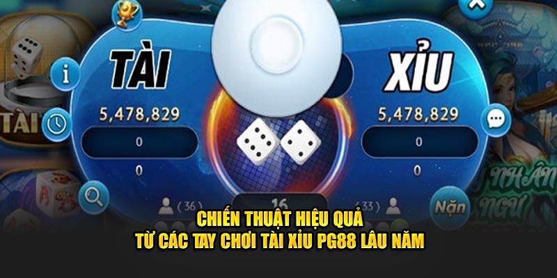 Chiến thuật hiệu quả từ các tay chơi tài xỉu PG88 lâu năm 